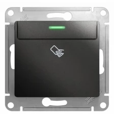 Выключатель SCHNEIDER ELECTRIC GLOSSA антрацит(GSL000769)