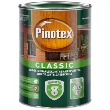 Декоративно-защитная пропитка Classic, база CLR Pinotex 5195356