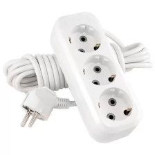 Удлинитель Lux У3-Е-03 3 Sockets 3m 16A White