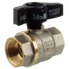 Кран шаровой TeRma CB 3/4" вв ручка-бабочка 25676