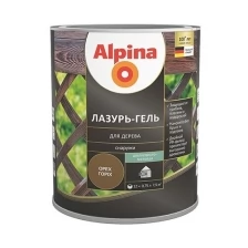 Защитная лазурь-гель для дерева Alpina, 10 л, прозрачная