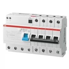 ABB DS204 AC-C40/0.03 Диффер. автомат 4-х полюсный 40А 30мА 6kA тип АС 2CSR254001R1404