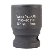 Головка WIEDERKRAFT торцевая ударная 1/2", 6 гр. 19мм WDK-710-4019