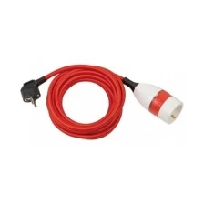 1161830040 Brennenstuhl удлинитель-переноска Quality Plastic Extension Cable,5м., 1 роз.,красный