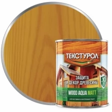 Средство деревозащитное Текстурол Wood Aqua Matt, дуб 0,8 л