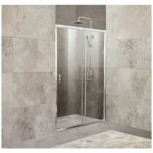 BelBagno Душевая дверь в нишу BelBagno Unique BF-1-100/115-C-Cr стекло прозрачное