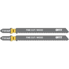 Полотна по дереву, Bimetal, остроконечные зубья, 100/77/1,7 мм (T101AIF), 2 шт.