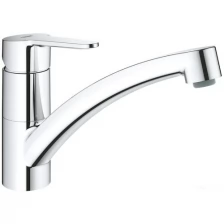 Смеситель для кухни Grohe BauEco, низкий излив, хром 31680000