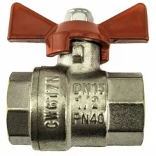 Кран шаровой VALTEC BASE рукоятка бабочка 1/2" вн.-вн.